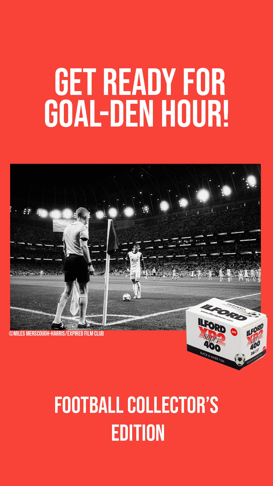 ILFORD PHOTO XP2S Football Collectors Edition